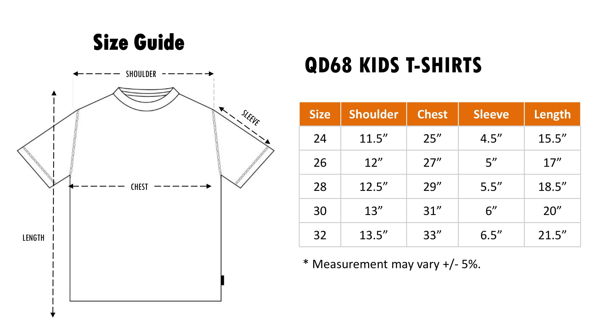 QD68 KIDS SIZE