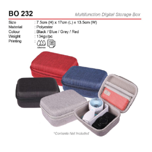 BO 232 – MULTIFUNCTION DIGITAL STORAGE BOX