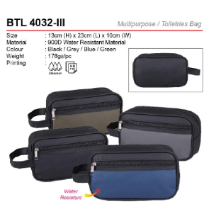 BTL 4032-III – MULTIPURPOSE / TOILETRIES BAG
