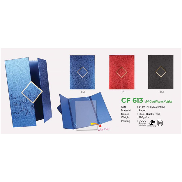 CF 613 – A4 CERTIFICATE HOLDER